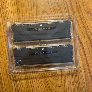 Corsair Vengeance Black RAM with RGB Accents